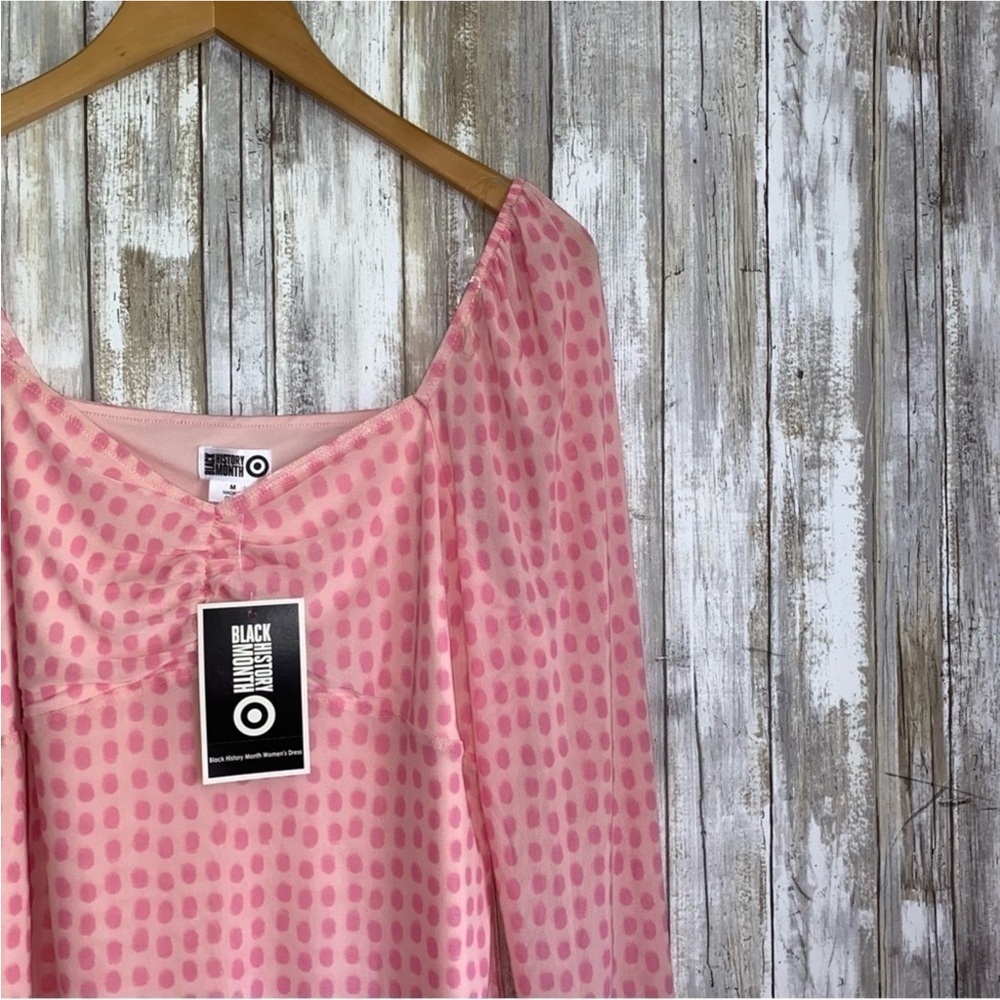 NWT House of Aama A-line Midi Polka Dot Dress For Target - Picture 3 of 7